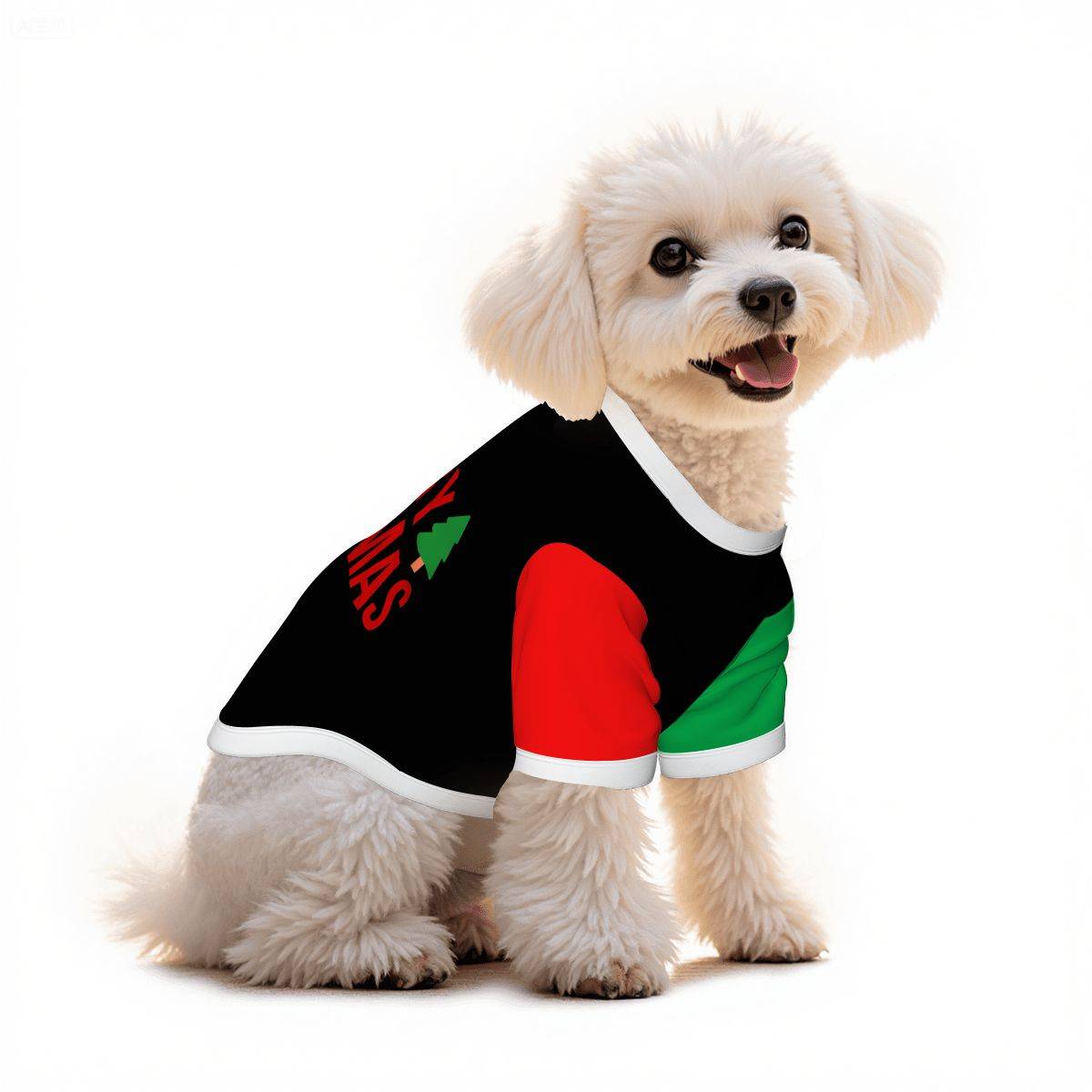 Merry Christmas Pet Cotton T-shirt