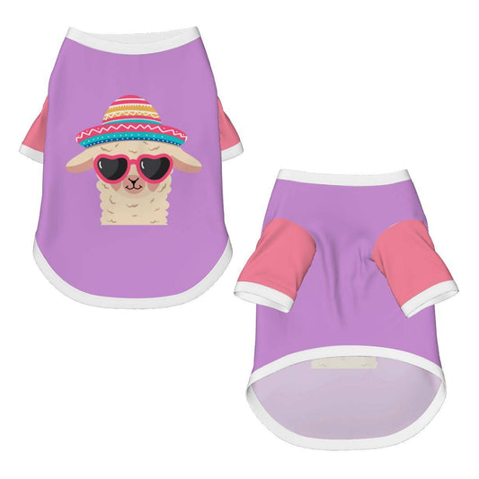 Pet Cotton T-shirt Lama