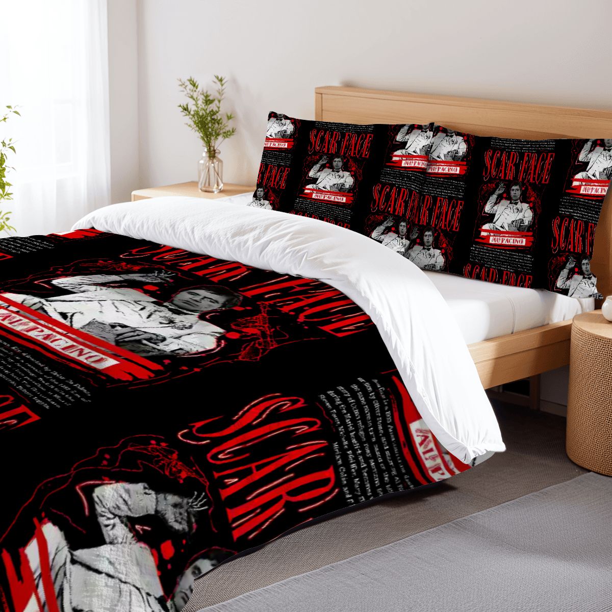 Teen Room Duvet Set – Scarface Design, Perfect Holiday Gift