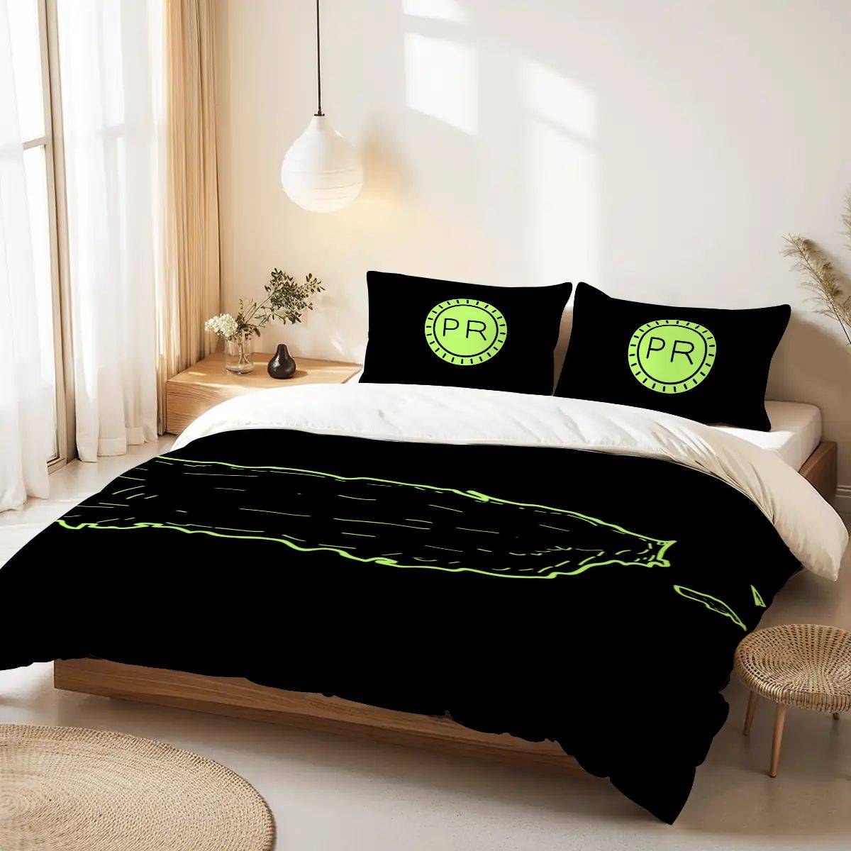 Puerto Rican Heritage Duvet – Queen Size Map & Island Print