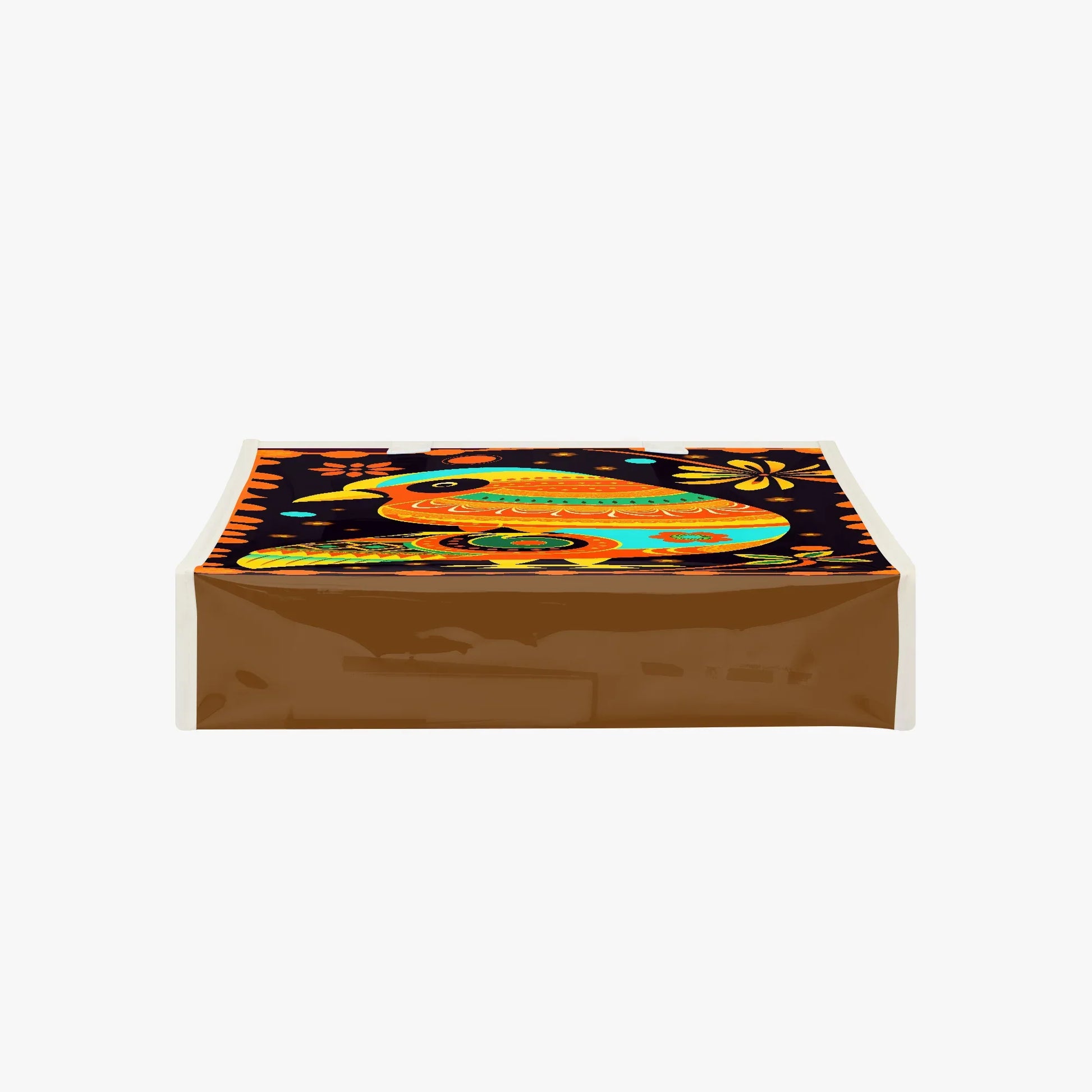 Large Holographic Tote Bag - Spacious PVC Shoulder Bag - TeeVoke