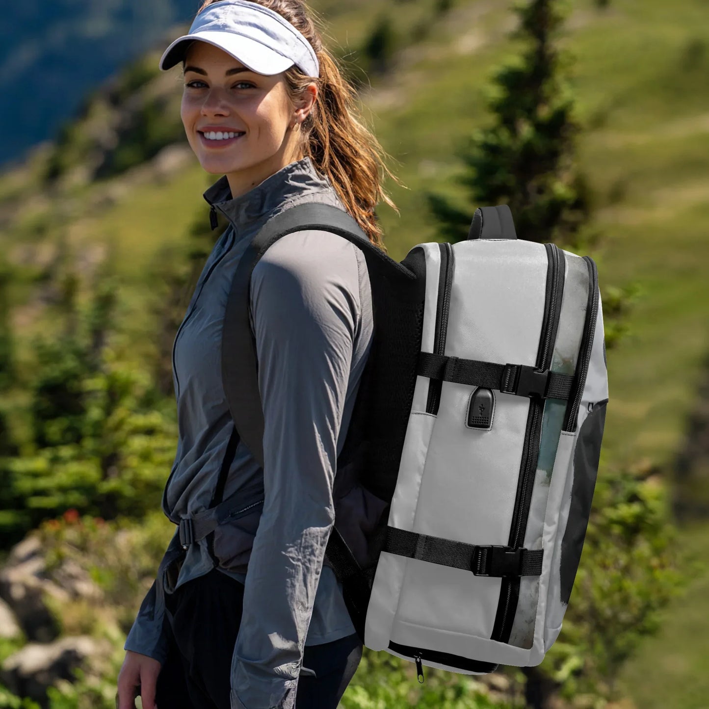 Essential Hiking Backpack - Multi-Pocket Outdoor Pack - TeeVoke