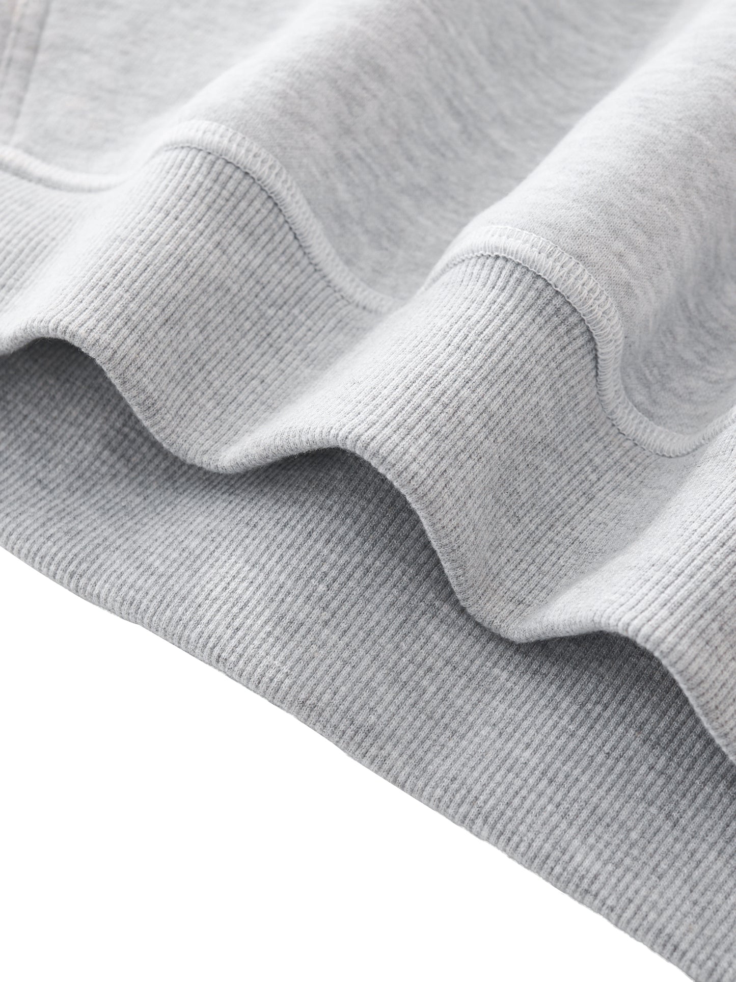 Men's Contrast-Stitched Boxy Fleece Hoodie