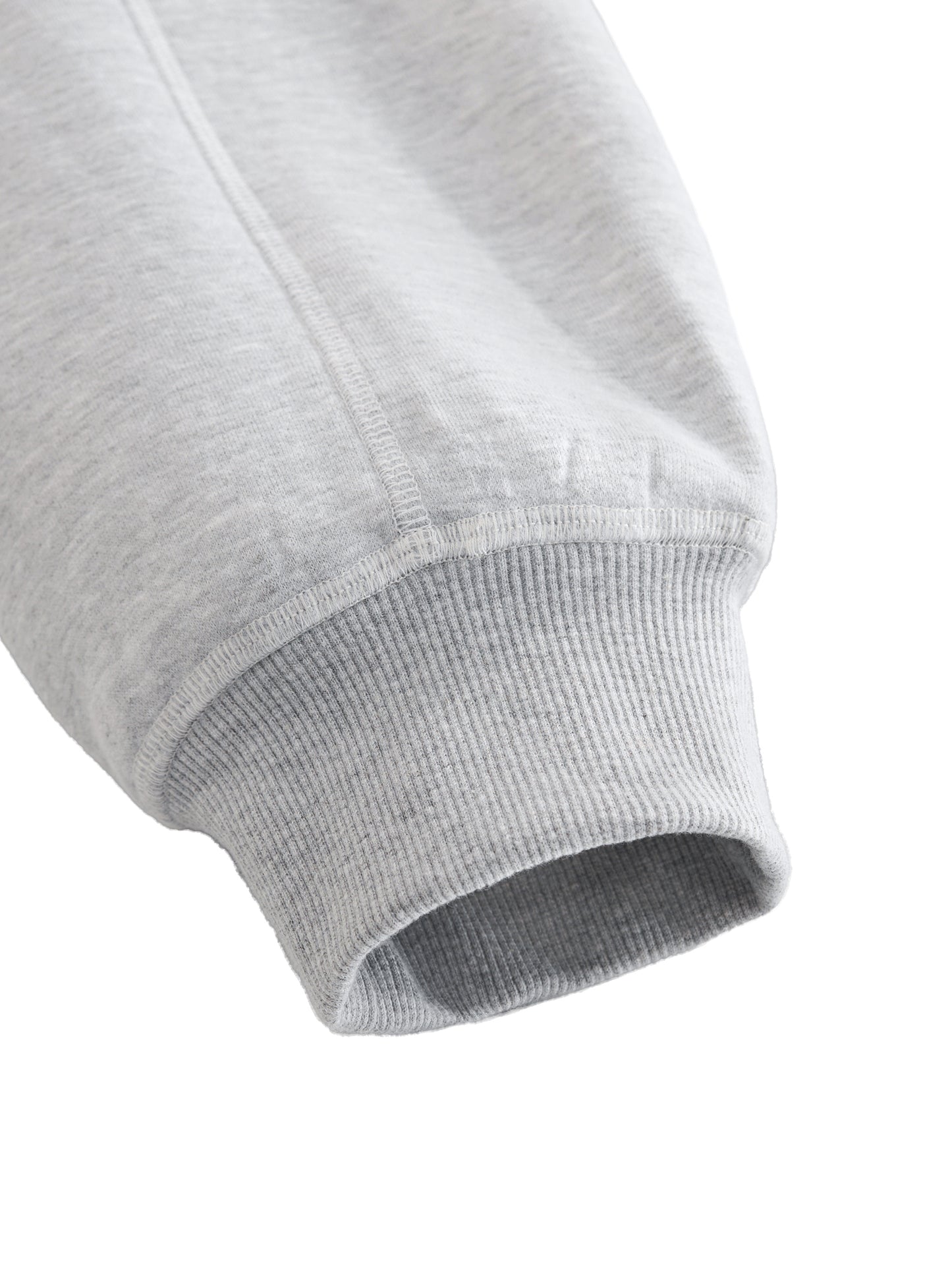 Men's Contrast-Stitched Boxy Fleece Hoodie