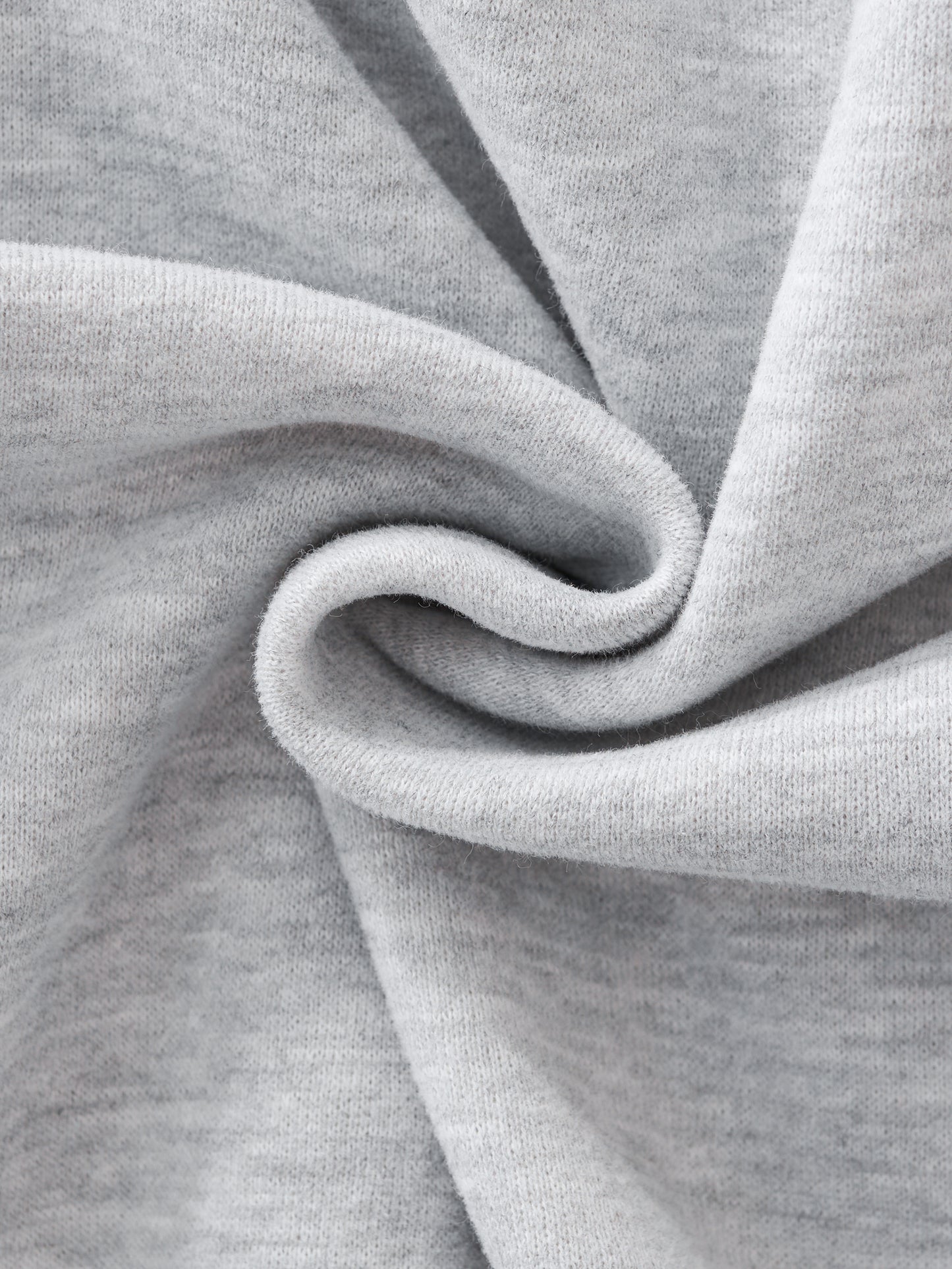 Men's Contrast-Stitched Boxy Fleece Hoodie