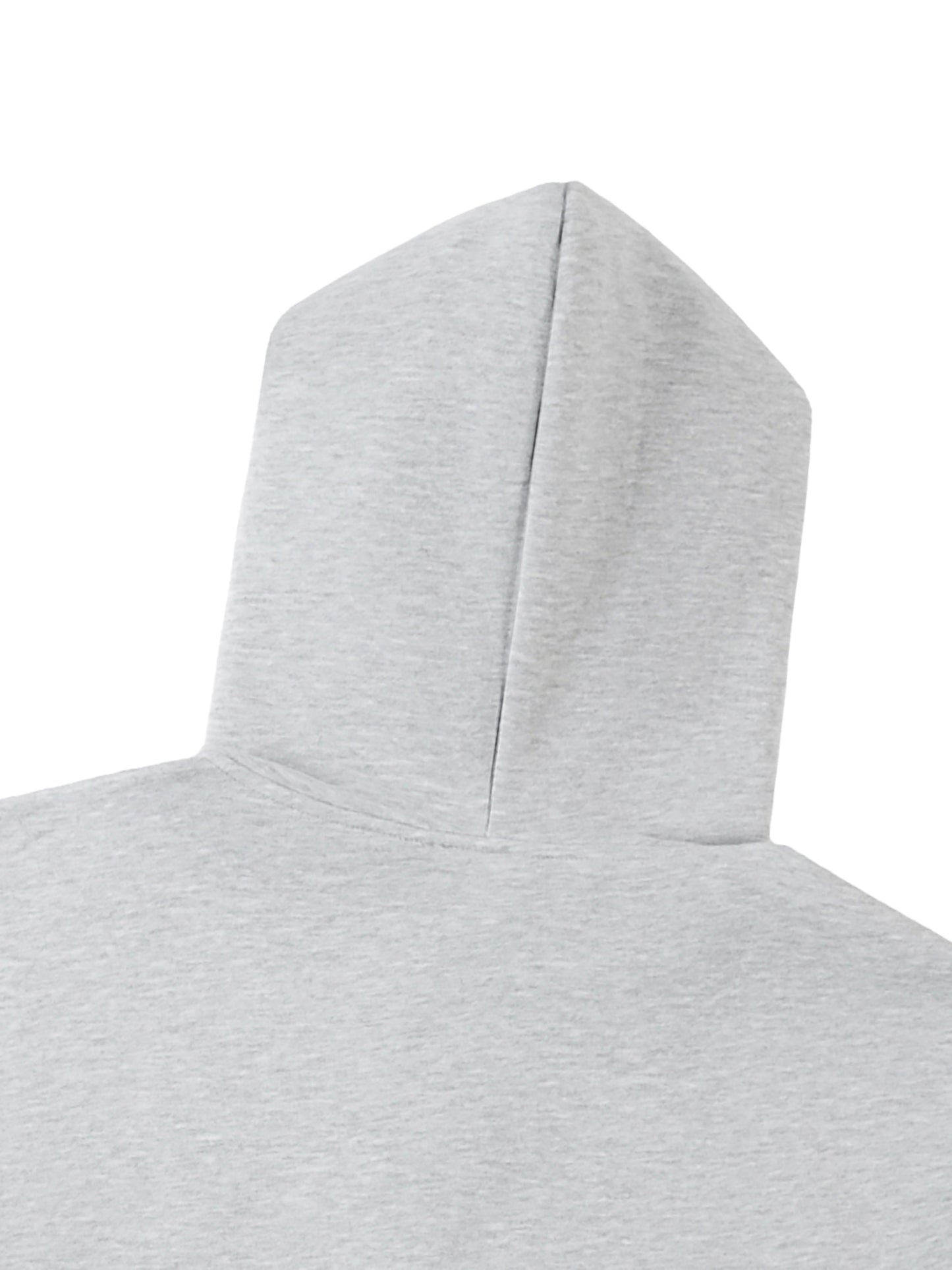 Men's Contrast-Stitched Boxy Fleece Hoodie