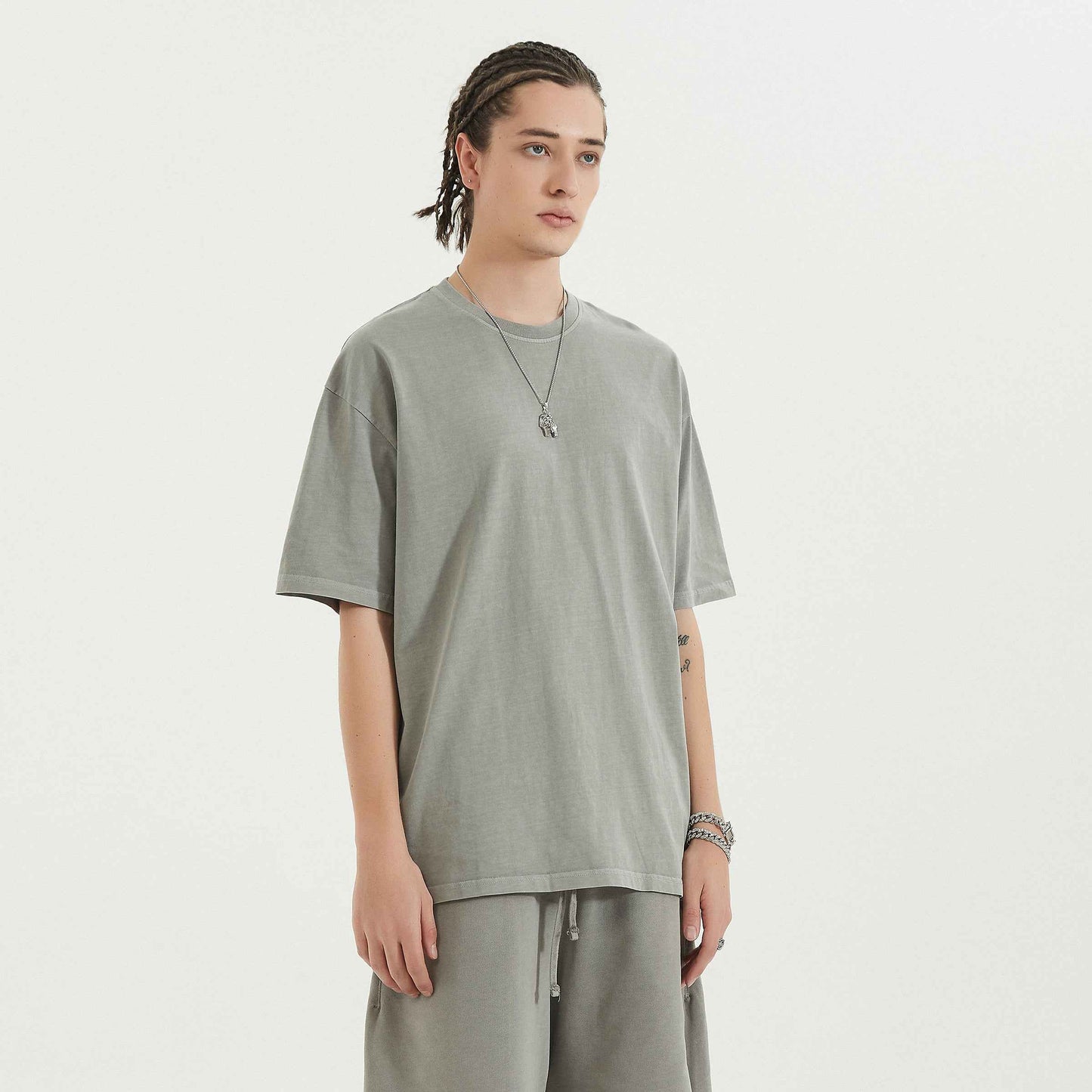 Men's Washed T-shirt Doggy Lover