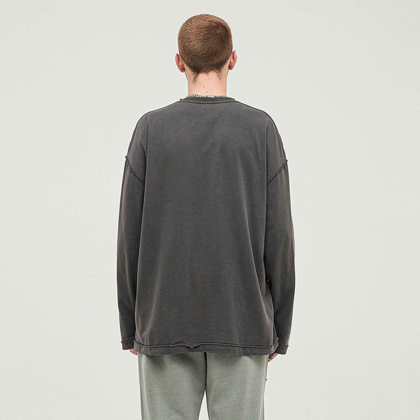 Unisex Oversize Long Sleeve T-Shirt Trendy Gift Holidays Astronauts