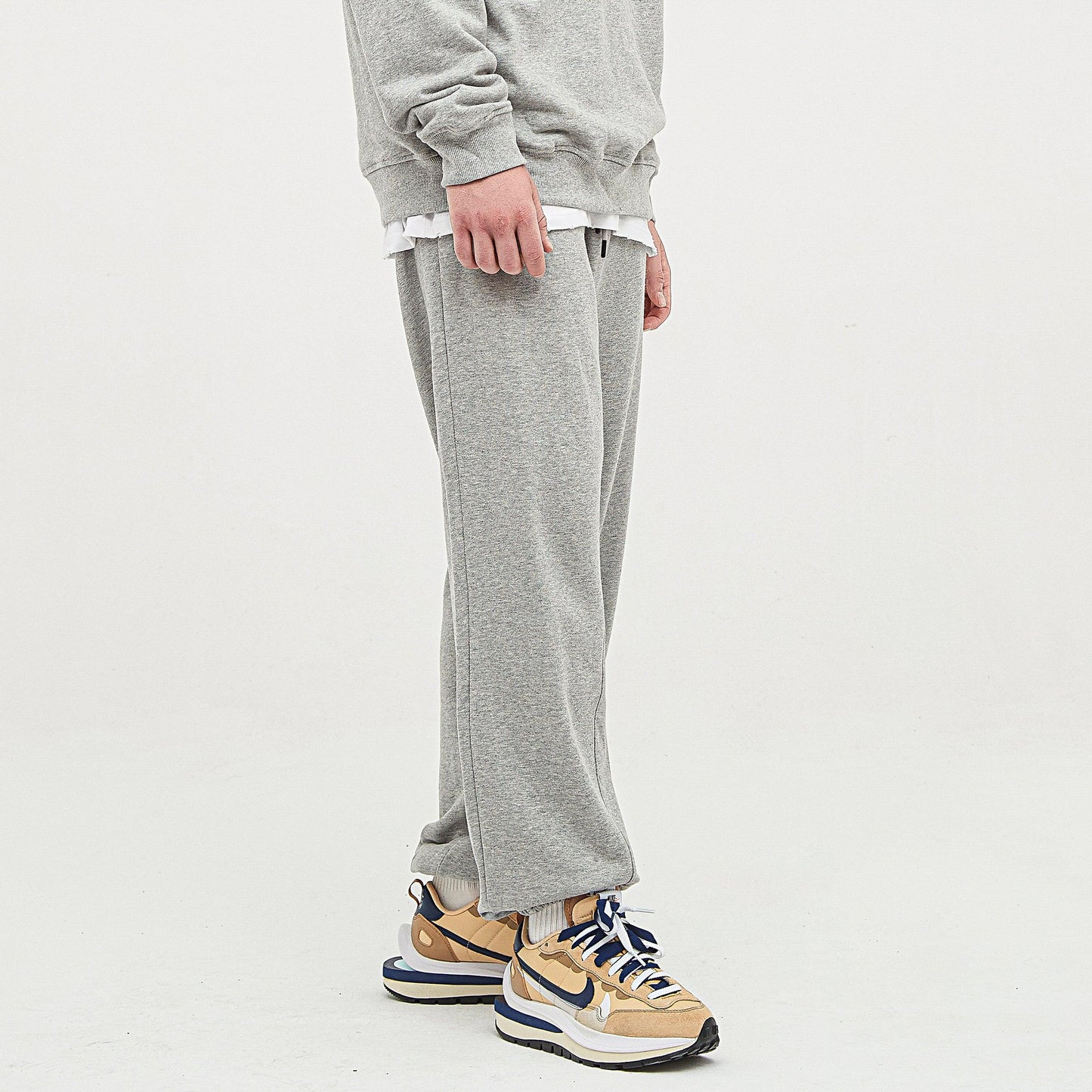Men's Heavyweight Baggy Sweatpants - Premium Cotton Terry Pants - TeeVoke