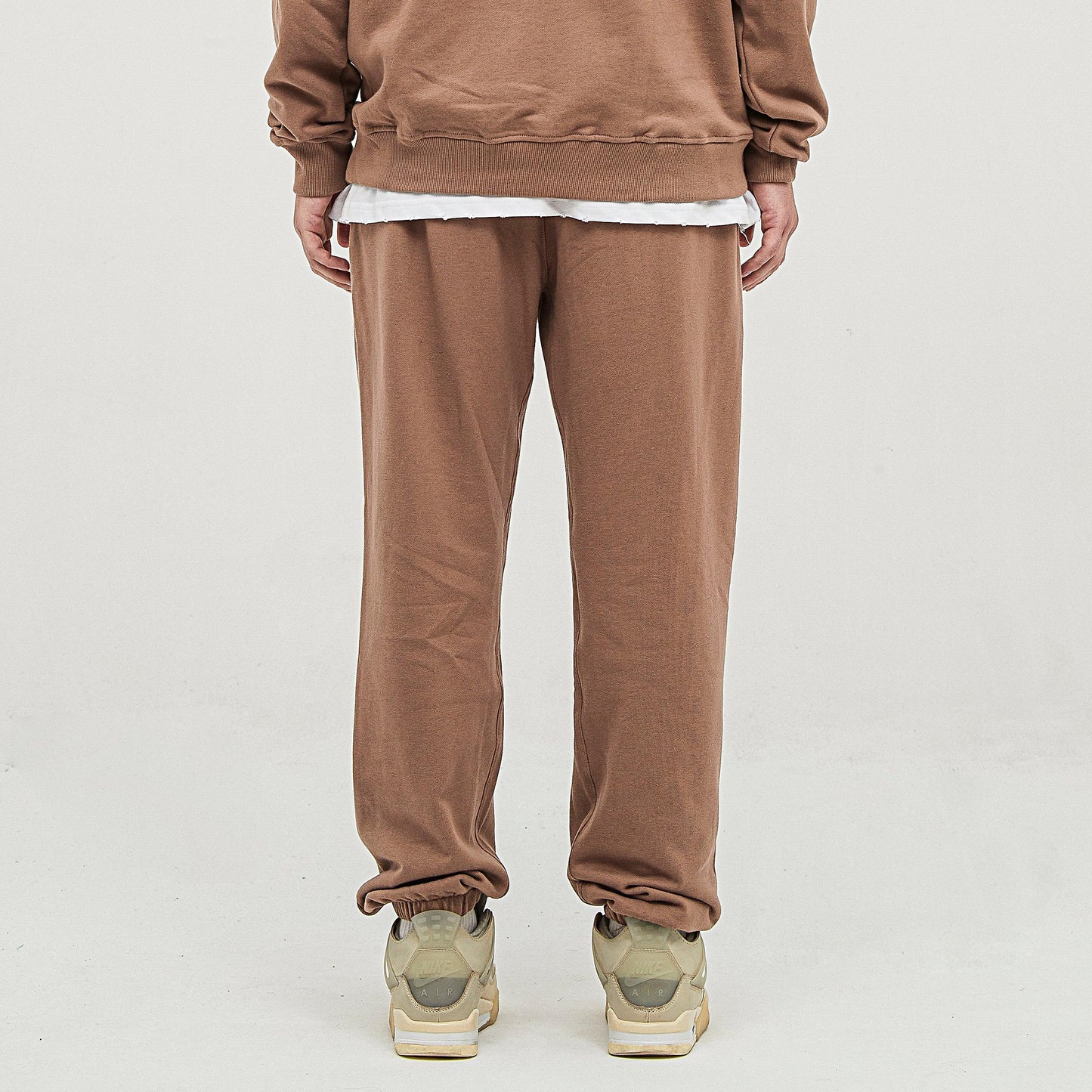 Men's Heavyweight Baggy Sweatpants - Oversized Cotton Terry Joggers - TeeVoke