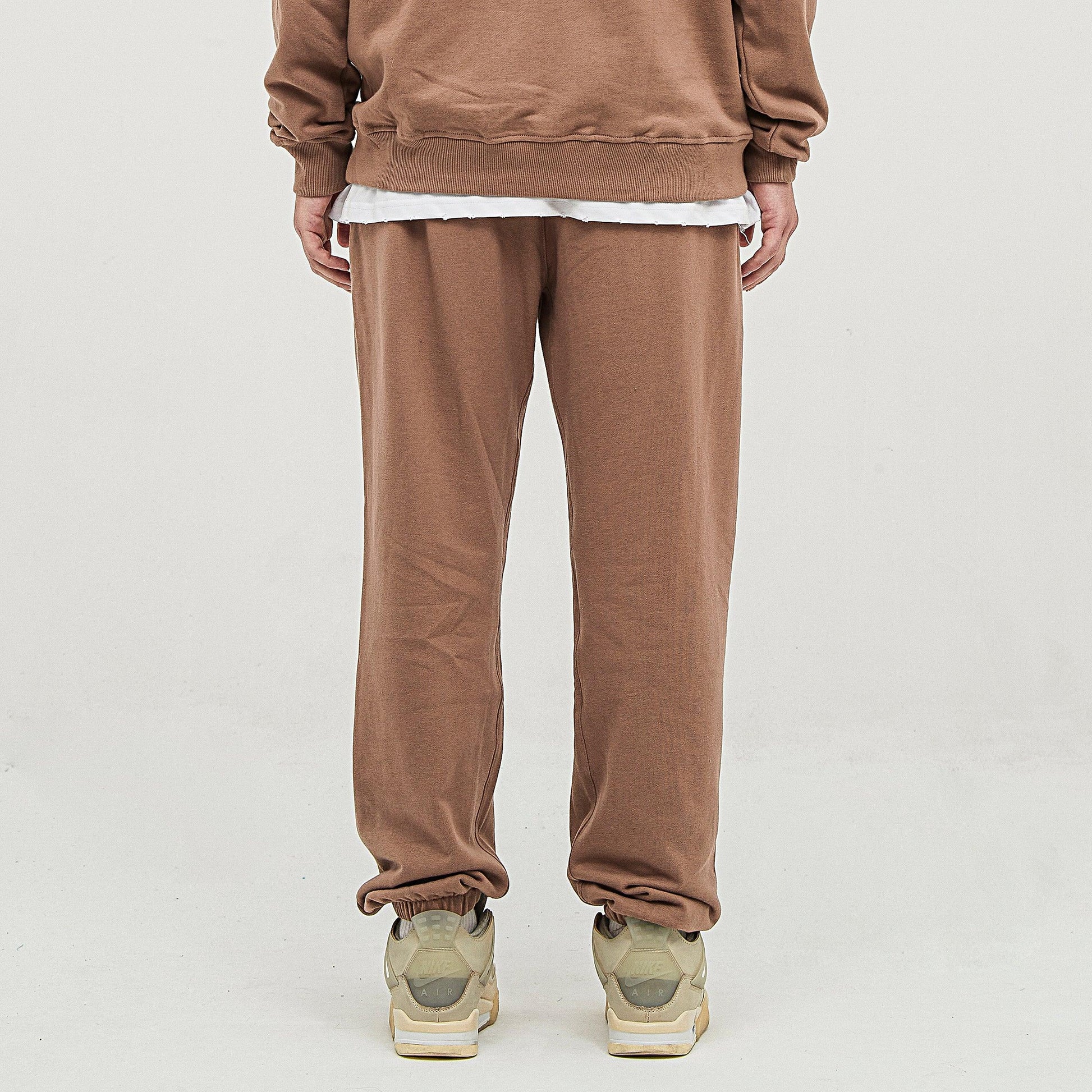Men's Heavyweight Baggy Sweatpants - Oversized Cotton Terry Joggers - TeeVoke