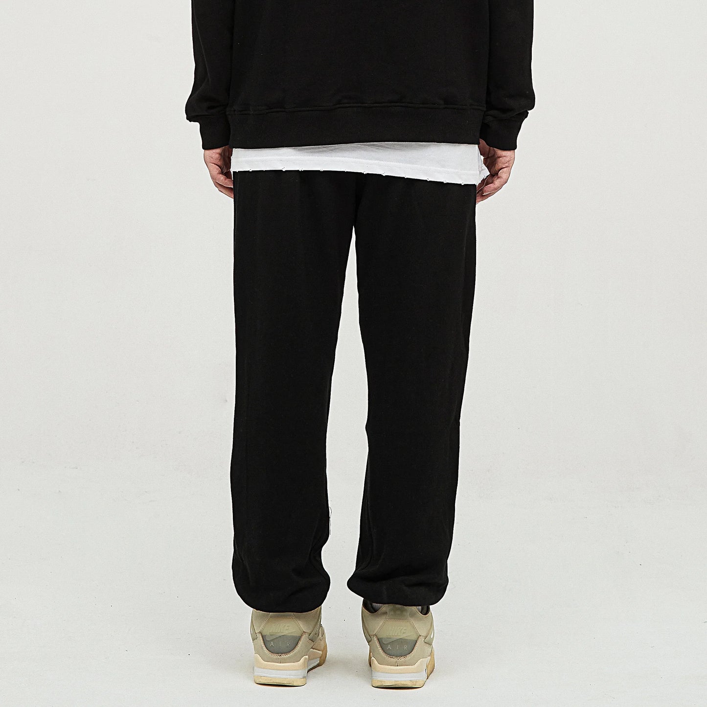 Men's Heavyweight Baggy Sweatpants - Oversized Cotton Terry Joggers - TeeVoke