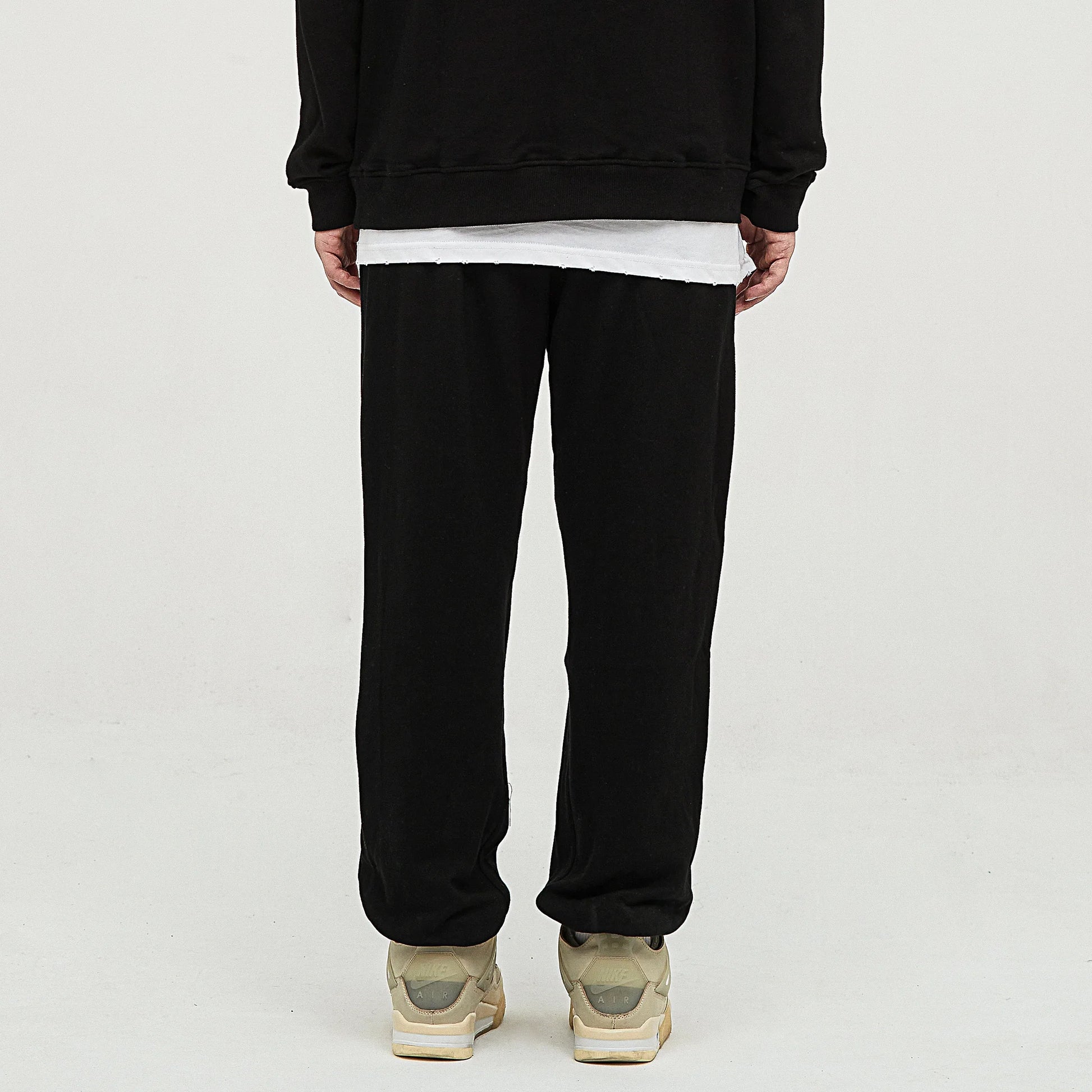 Men's Heavyweight Baggy Sweatpants - Oversized Cotton Terry Joggers - TeeVoke
