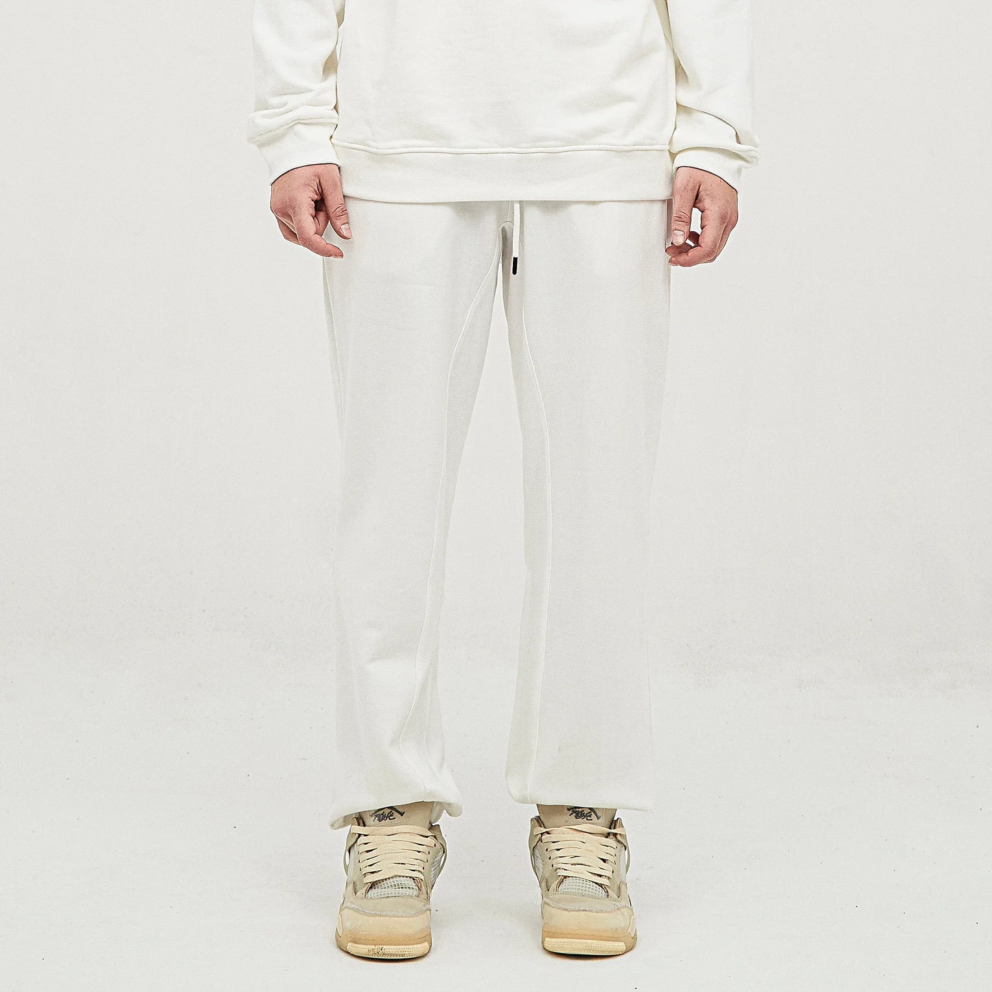 Men's Heavyweight Baggy Sweatpants - Premium Cotton Terry Pants - TeeVoke