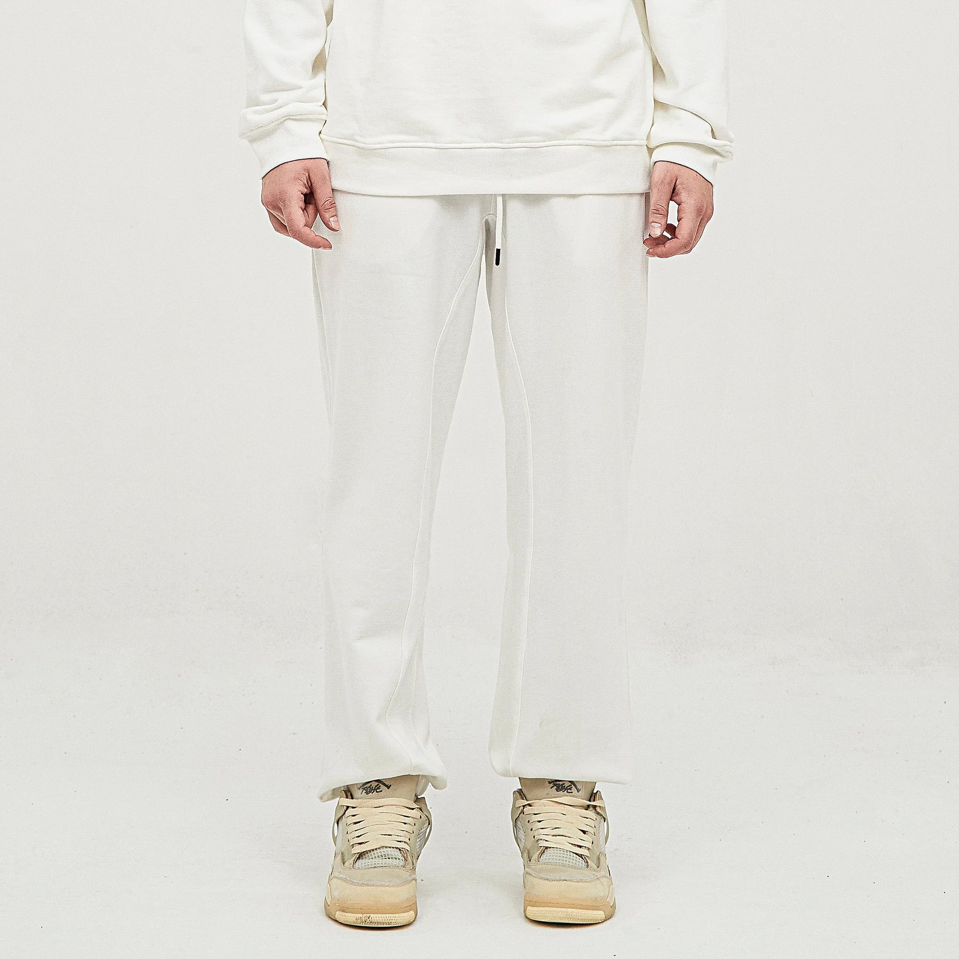 Men's Heavyweight Baggy Sweatpants - Premium Cotton Terry Pants - TeeVoke