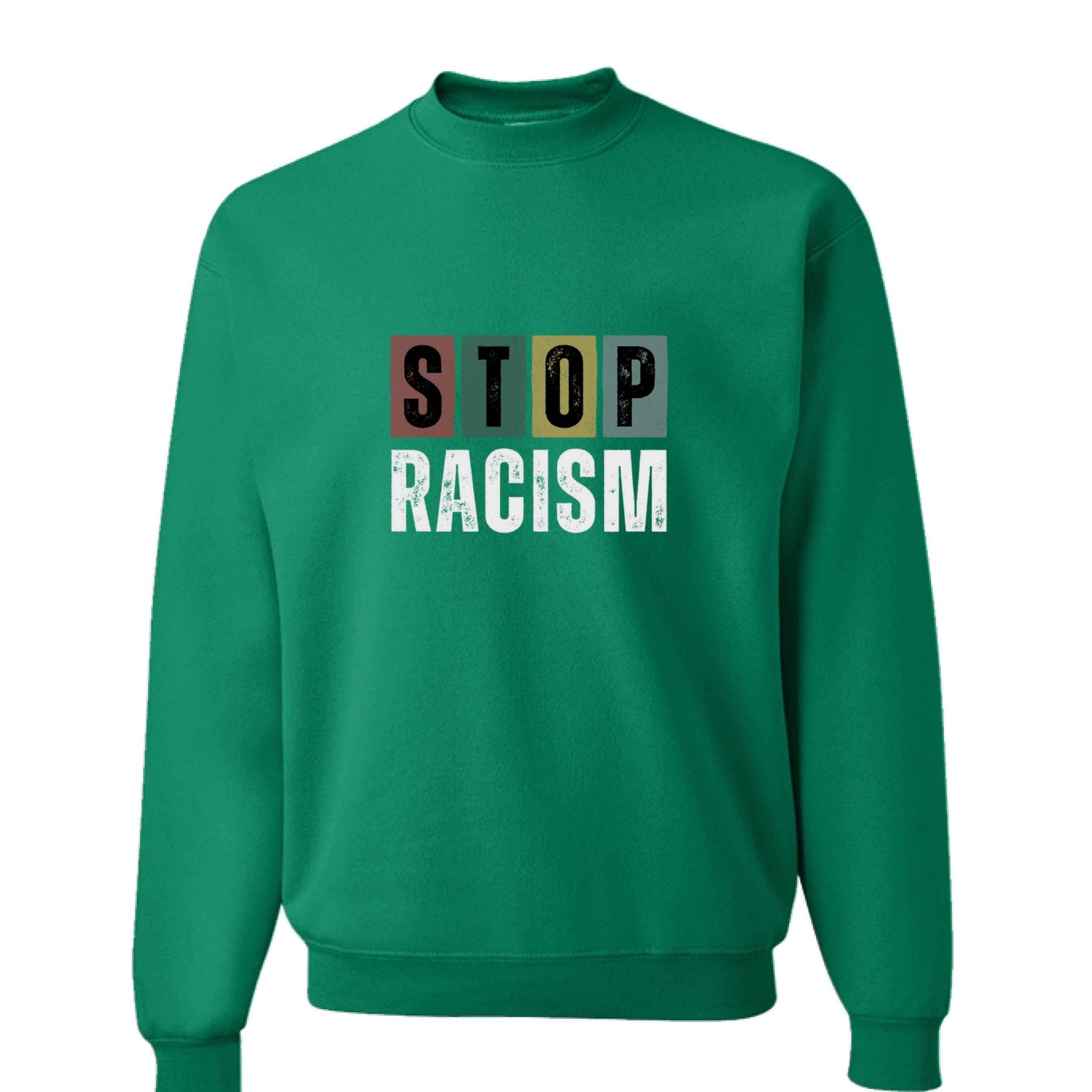 Unisex STOP RACISM Sweatshirt Holiday Gift 2025