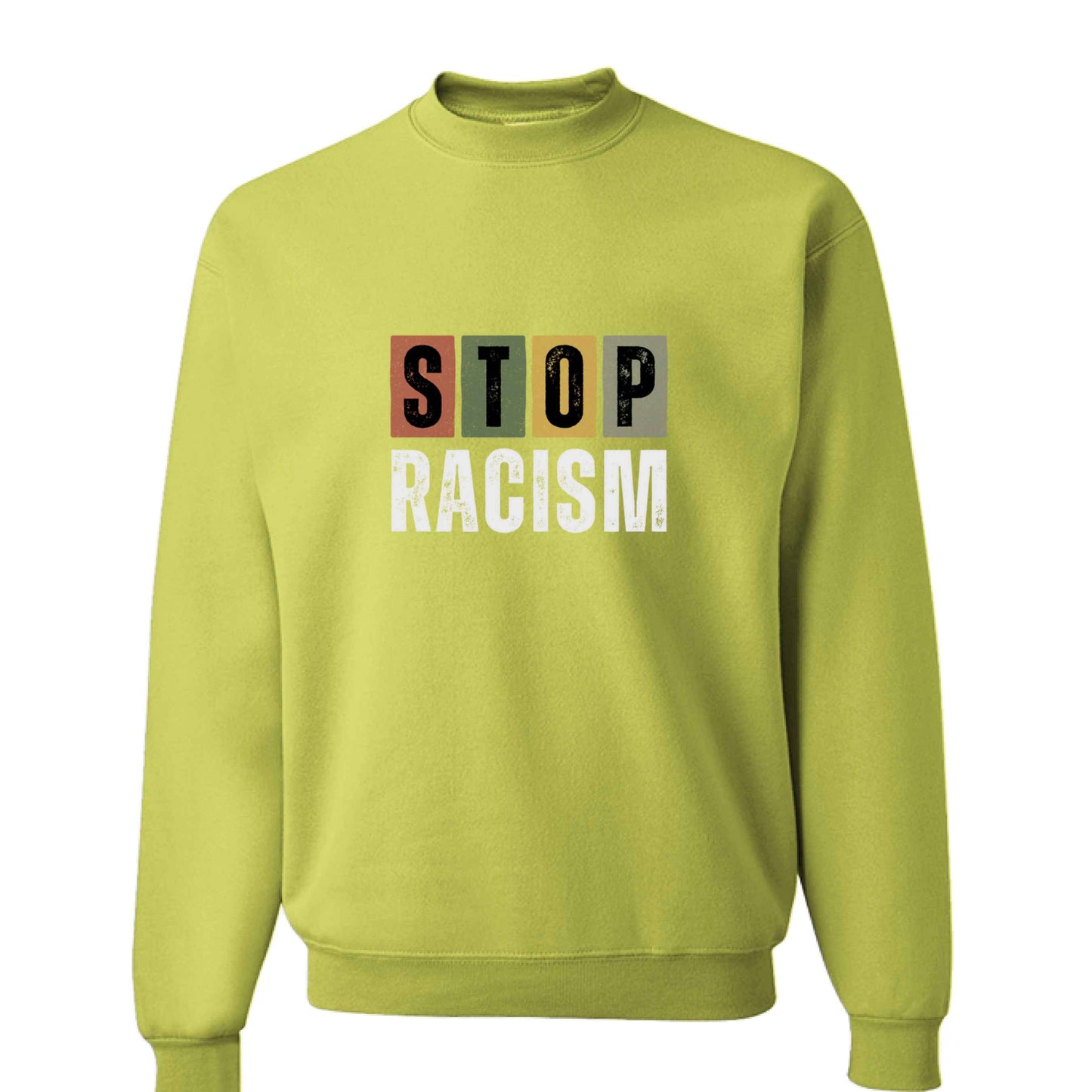 Unisex STOP RACISM Sweatshirt Holiday Gift 2025