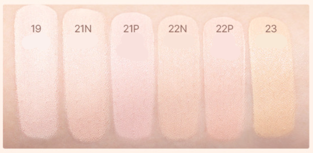 Seamless Wear Cushion SPF50+ PA+++ 15g+15g(Refill) (6colors)