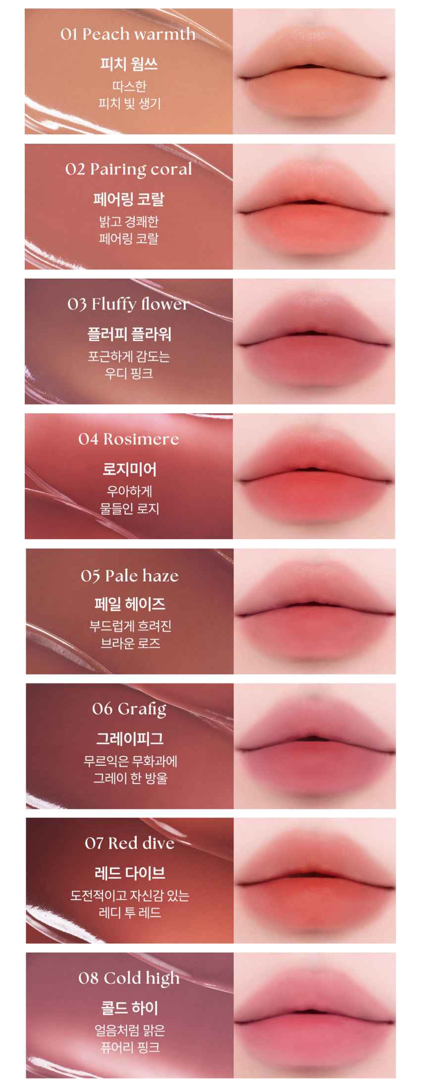 Water Blurring Layer Tint 4.6g (16colors)