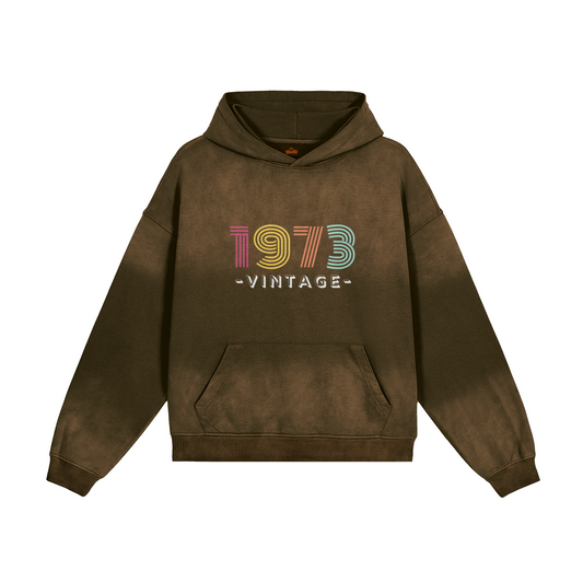 Women's Sun Faded Distressed Hoodie