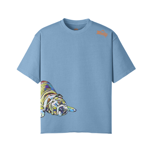 Women's Faded Raw Hem T-shirt