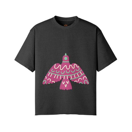 Women's Faded Raw Hem T-shirt