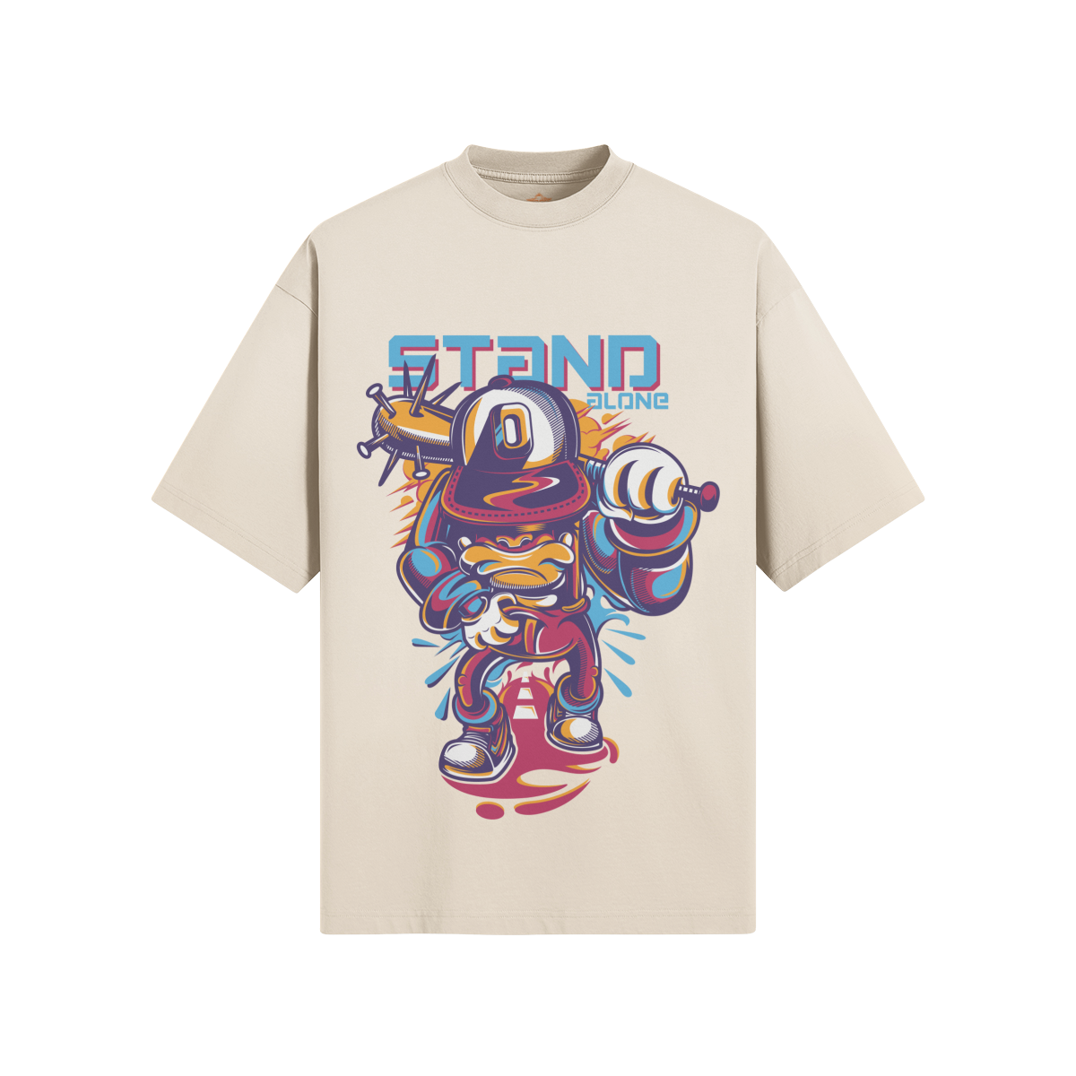 Men's Boxy Sun Faded T-shirt