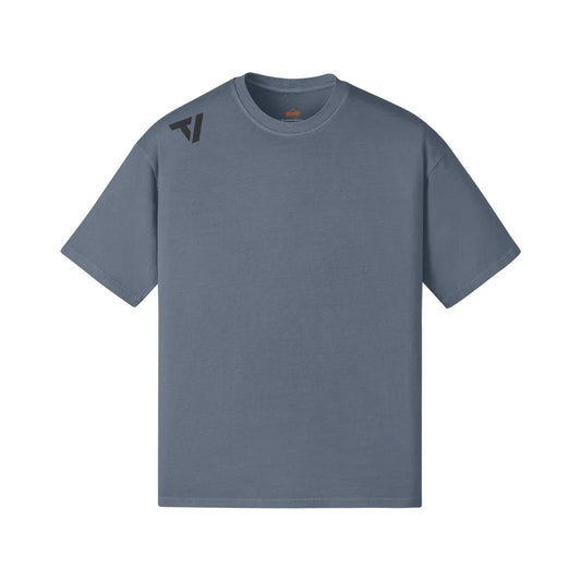 Men's Oversized Vintage T-Shirt - Washed Effect Cotton Crew Neck Tee - TeeVoke