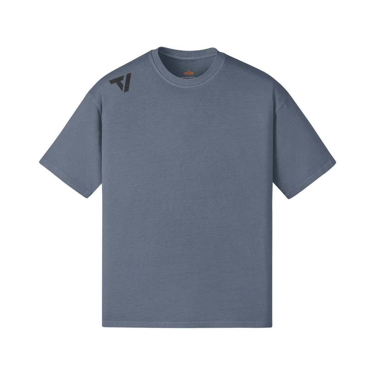 Men's Oversized Vintage T-Shirt - Washed Effect Cotton Crew Neck Tee - TeeVoke