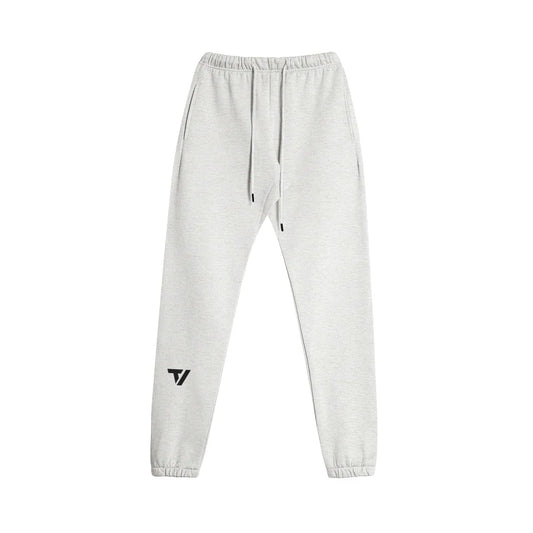 Men's Heavyweight Brushed Fleece Sweatpants - Oversized Tapered Fit - TeeVoke