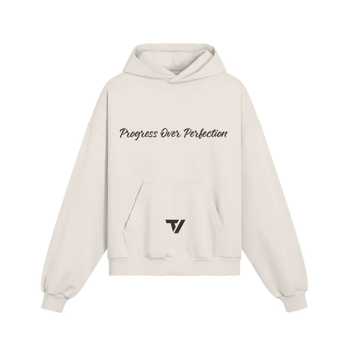 Men's Oversized Casual Hoodie - Distressed Gradient Pullover - TeeVoke