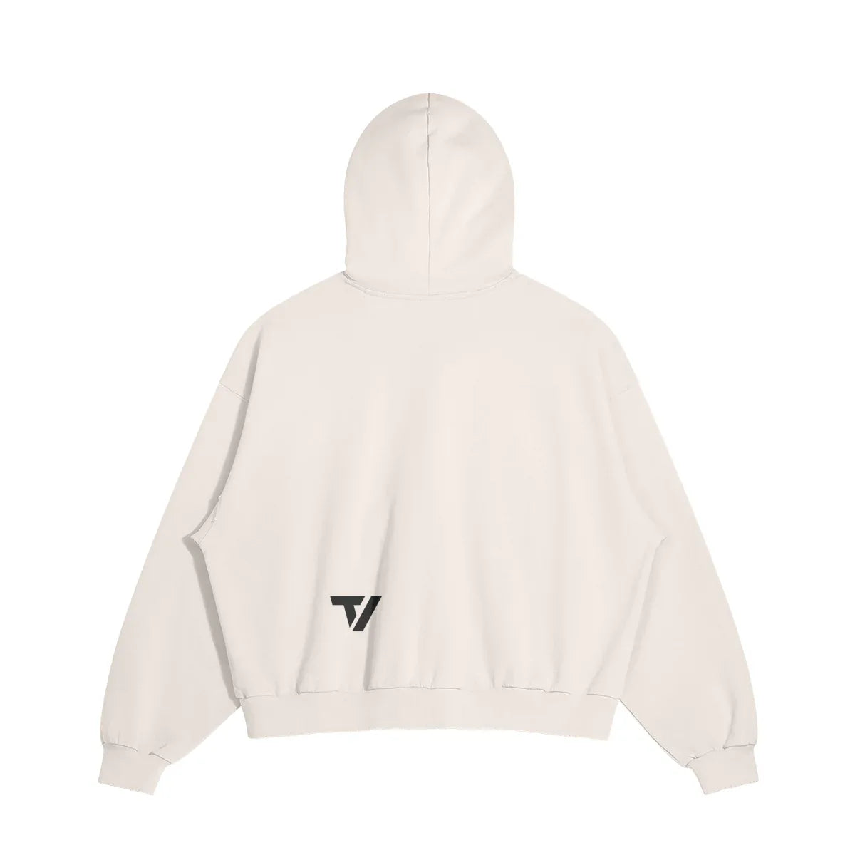 Men's Oversized Casual Hoodie - Distressed Gradient Pullover - TeeVoke