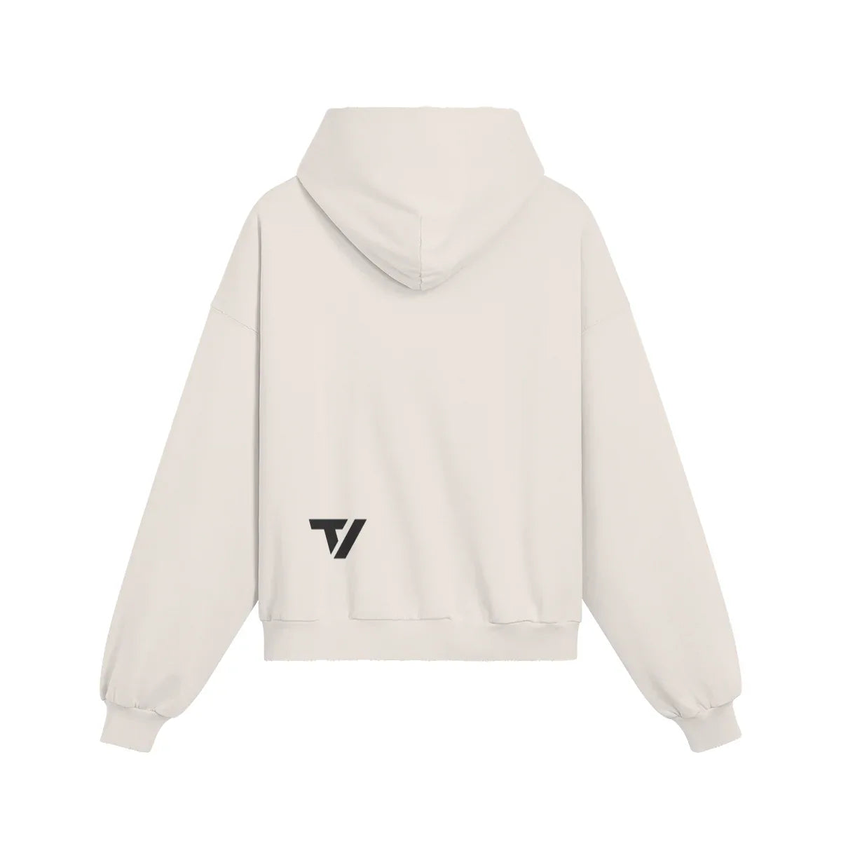 Men's Oversized Casual Hoodie - Distressed Gradient Pullover - TeeVoke