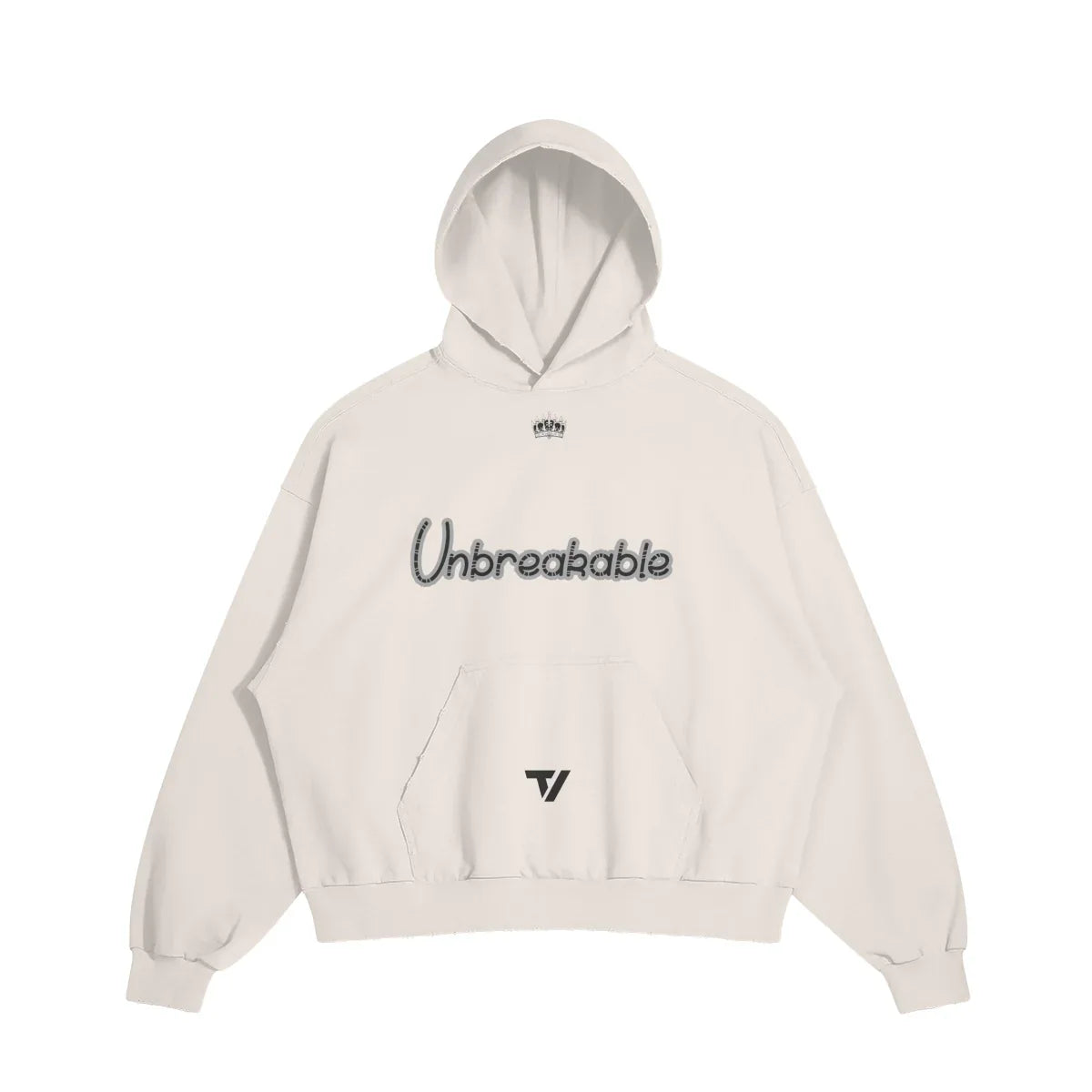 Men's Oversized Casual Hoodie - Distressed Vintage Wash Pullover - TeeVoke