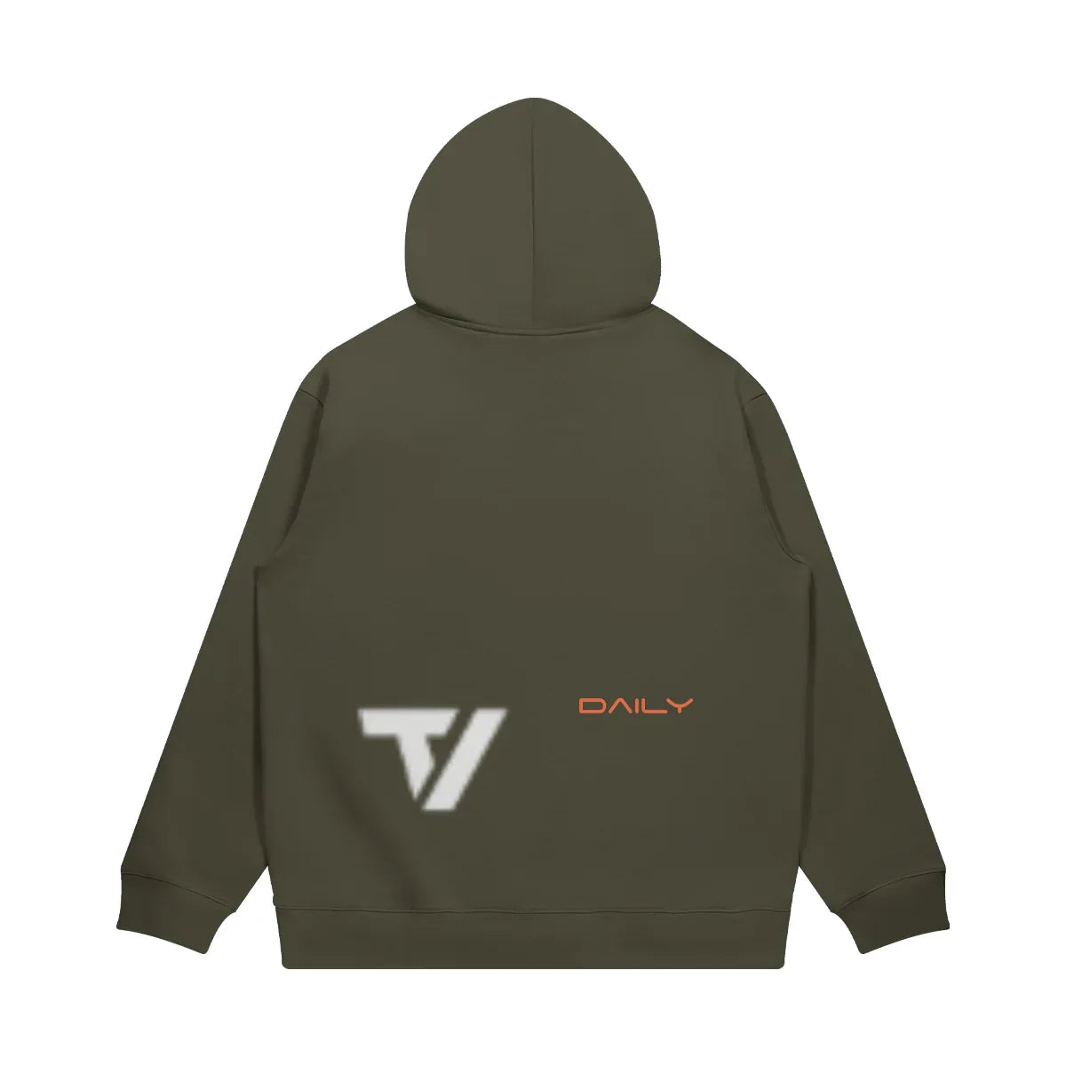 Men's Oversized Fit Hoodie - Soft Brushed Fleece Cotton Pullover - TeeVoke