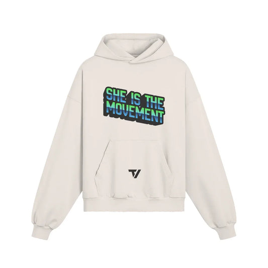 Women's Oversized Fit Hoodie - Distressed Vintage Wash Style - TeeVoke