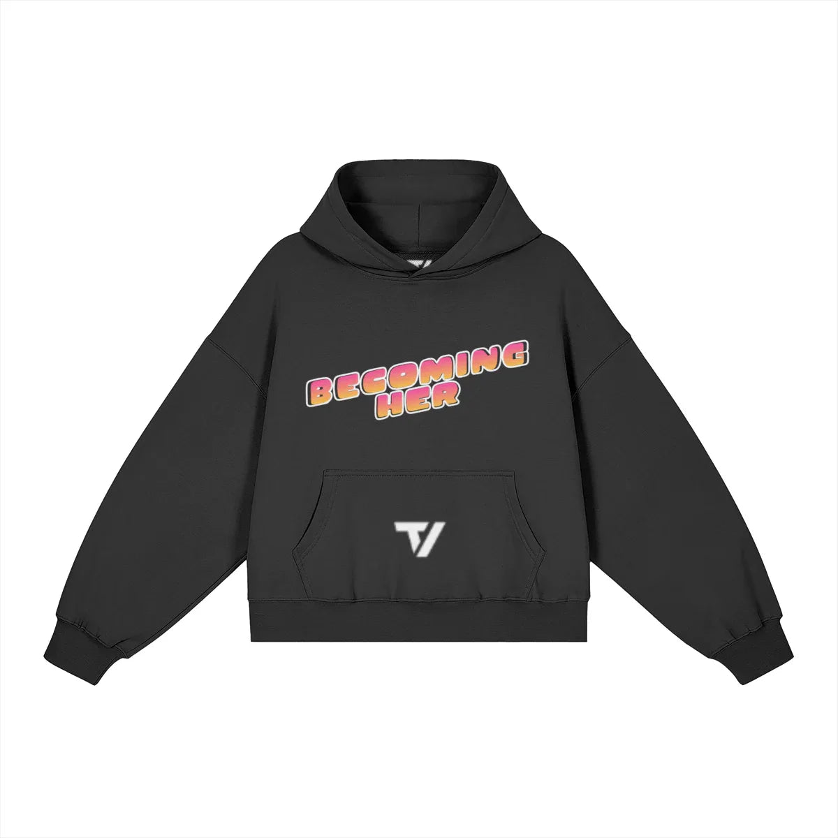 Women's Boxy Casual Hoodie - Premium Cotton Everyday Essential - TeeVoke