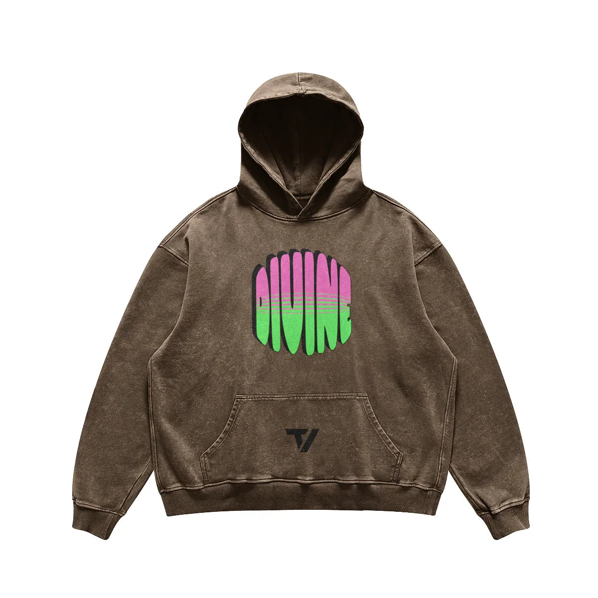 Women's Relaxed Fit Hoodie - Vintage Washed Cotton Pullover - TeeVoke