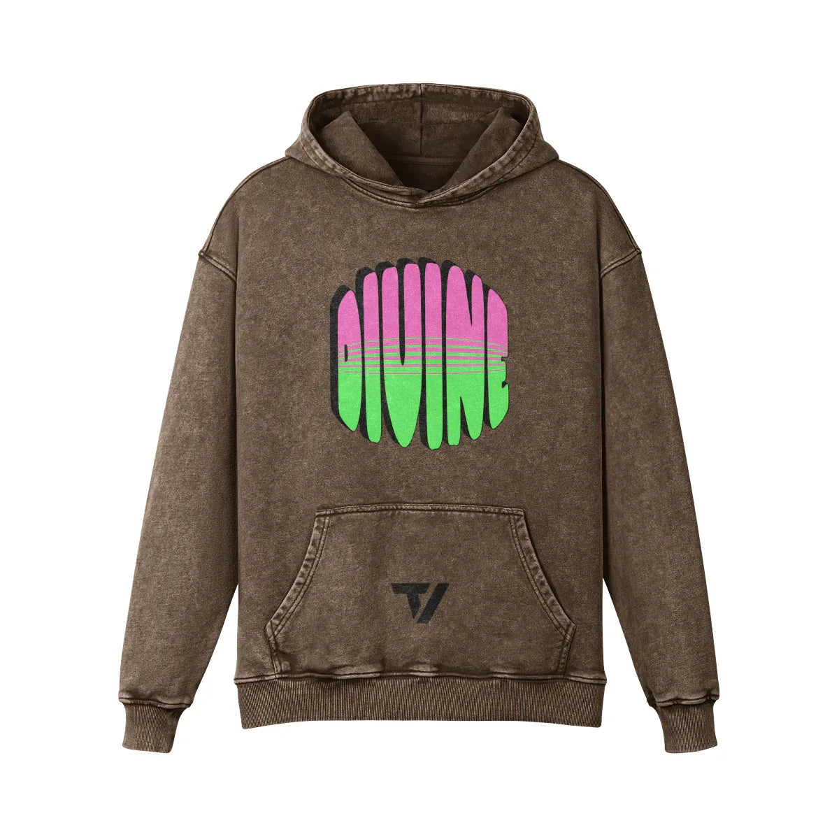 Women's Relaxed Fit Hoodie - Vintage Washed Cotton Pullover - TeeVoke