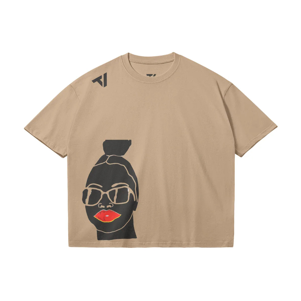 Women's Drop Shoulder T-Shirt - Oversized Loose Fit Cotton Tee - TeeVoke