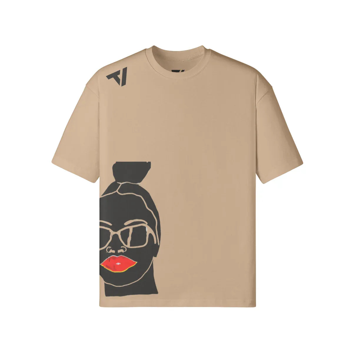 Women's Drop Shoulder T-Shirt - Oversized Loose Fit Cotton Tee - TeeVoke