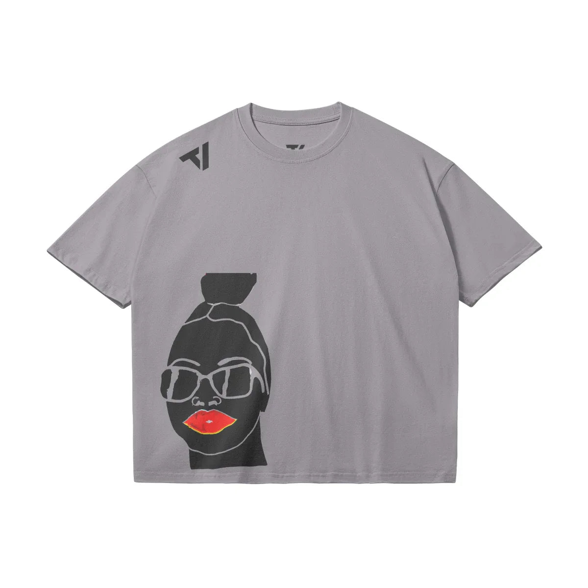 Women's Drop Shoulder T-Shirt - Oversized Loose Fit Cotton Tee - TeeVoke