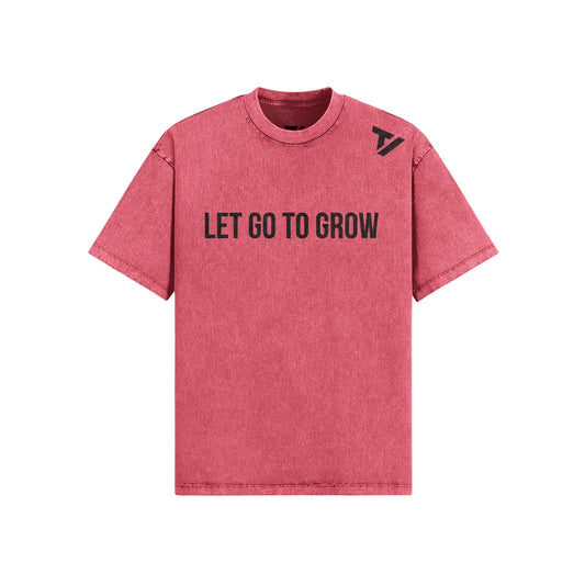 Men's Oversized Snow Wash T-Shirt - Vintage Washed Crew Neck Cotton Tee - TeeVoke