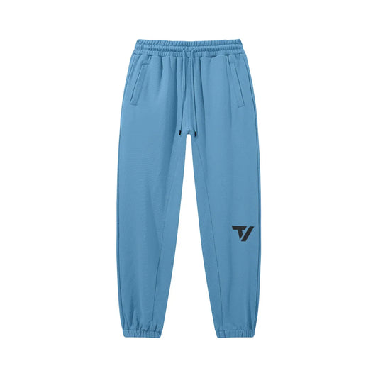 Men's Heavyweight Baggy Sweatpants - Premium Cotton Terry Pants - TeeVoke