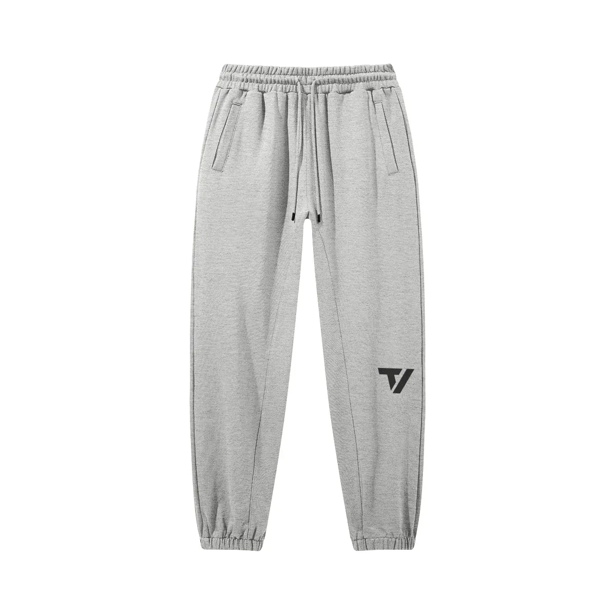 Men's Heavyweight Baggy Sweatpants - Premium Cotton Terry Pants - TeeVoke