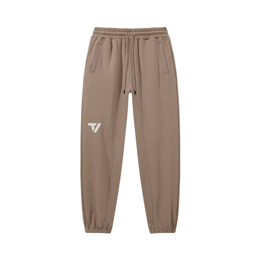 Men's Heavyweight Baggy Sweatpants - Oversized Cotton Terry Joggers - TeeVoke