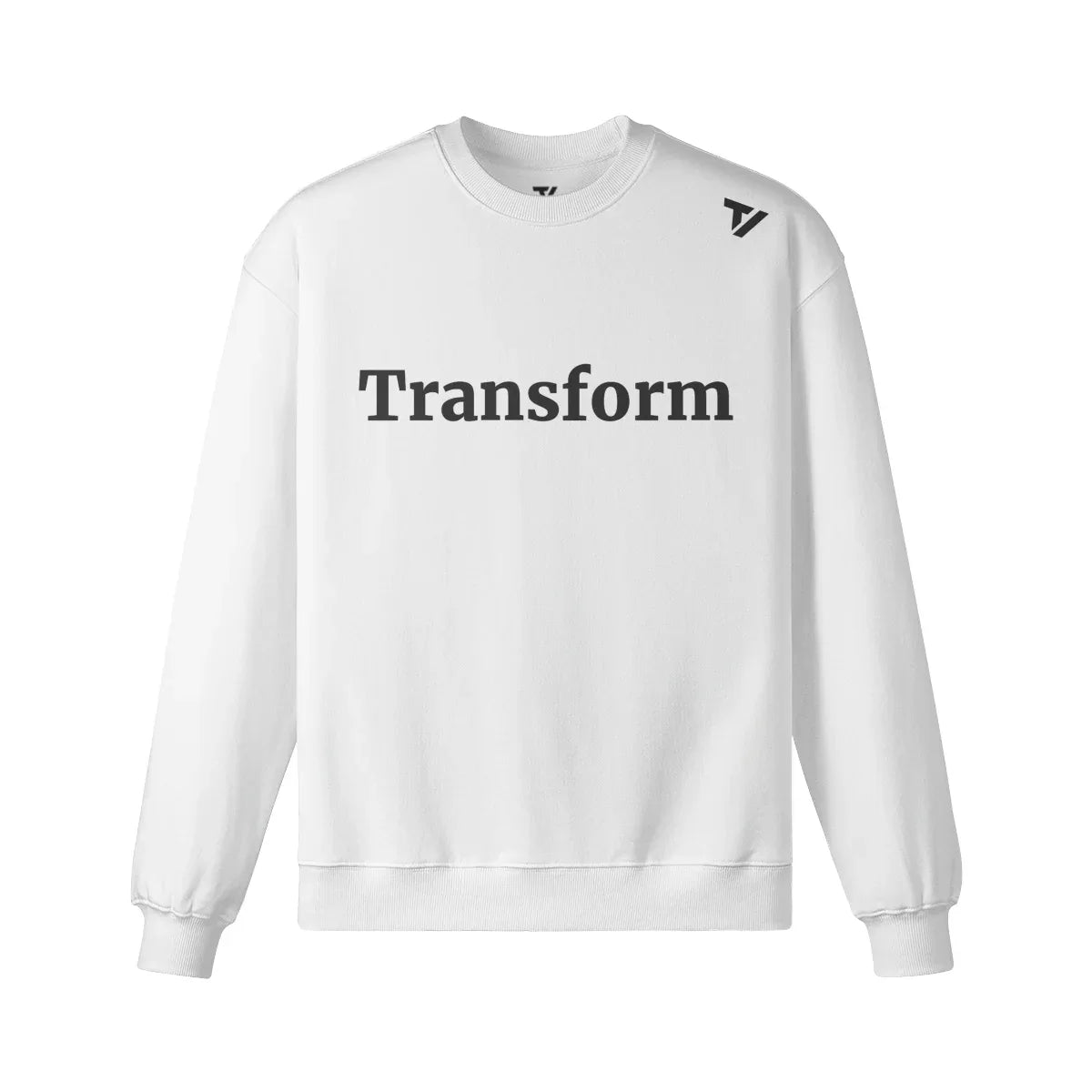 Men's Heavyweight Oversized Sweatshirt - Classic Cotton Crewneck - TeeVoke